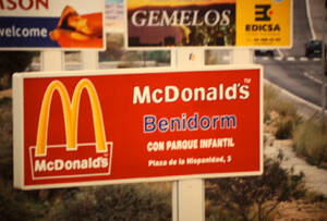 Rotulación Valla Mc Donalds Benidorm