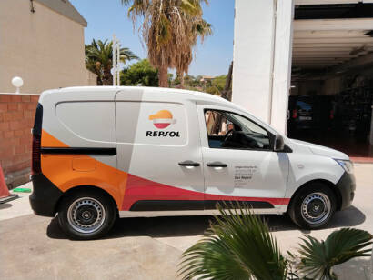 Rotulación furgoneta Repsol Butano-LaCoix