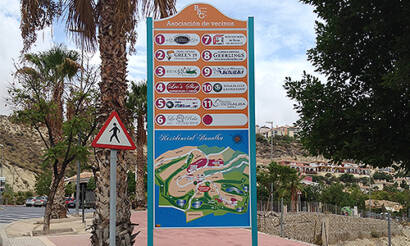 Carteles y vallas en Alicante