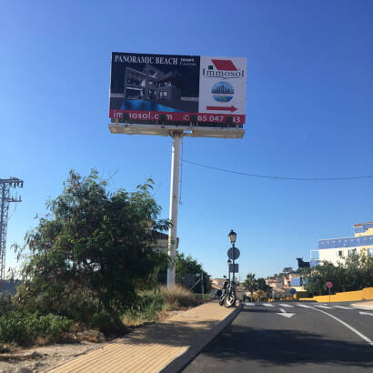 Carteles y vallas en Alicante